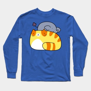 Tiny Elephant and Tabby Long Sleeve T-Shirt